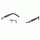 Montblanc MB0382 Eyeglass Frames - Matte Black Frame Color
