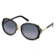 Montblanc MB416S Sunglasses - Shiny Black Frame Color, Gradient Smoke Lens Color