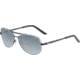 Morgan 207344 Sunglasses, Black White Frame, Grey Blue Gradient Lens, 207344-610