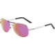 Morgan 207344 Sunglasses, Rhodium Pink Frame, Blue Grey Mirror Lens, 207344-100