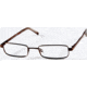 National NA0099 Eyeglass Frames - Shiny Dark Brown Frame Color