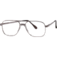National NA0108 Eyeglass Frames - Shiny Gun Metal Frame Color