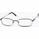National NA0240 Eyeglass Frames - Shiny Gun Metal Frame Color