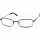 National NA0240 Eyeglass Frames - Shiny Dark Brown Frame Color