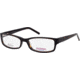 National NA0309 Eyeglass Frames - Dark Havana Frame Color