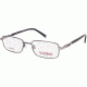 National NA0314 Eyeglass Frames - Shiny Gun Metal Frame Color
