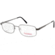 National NA0322 Eyeglass Frames - Shiny Gun Metal Frame Color
