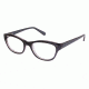 Nicole Miller Cabrini Eyeglass Frames - Frame BLACK, Size 49/17mm NMCABRINI01