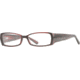 Nicole Miller Collection NL Kashmir SENL KASH00 Single Vision Prescription Eyewear - Raspberry SENL KASH005240 BUR