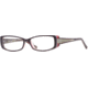 Nicole Miller Collection NL Merci SENL MERC00 Progressive Prescription Eyeglasses - Violet Creme SENL MERC005030 PU