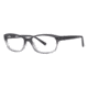 Nicole Miller Essex Single Vision Prescription Eyeglasses - Frame Black Fade, Size 52/15mm NMESSEX01