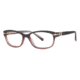 Nicole Miller Essex Single Vision Prescription Eyeglasses - Frame Rose Fade, Size 52/15mm NMESSEX03