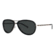 Nicole Miller Horatio Sunglasses - Frame Black, Lens Color Grey NMHORATIO01