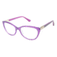 Nicole Miller Jaden Prescription Eyeglasses - Frame EGGPLANT, Size 56/17mm NMJADEN02