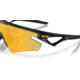 Oakley 2025 Tour De France Sphaera Slash Sunglasses, Matte Black Ink, PRIZM 24K Polarized, PRIZM 24K Polarized, OO9499-0836