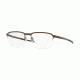 Oakley CATHODE OX3233 Eyeglass Frames 323302-54 - Pewter Frame, Clear Lenses
