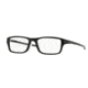 Oakley CHAMFER A OX8045 Prescription Eyeglasses 804501-55 - Satin Black Frame, Clear Lenses