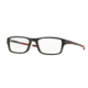 Oakley CHAMFER A OX8045 Prescription Eyeglasses 804503-55 - Satin Pavement Frame, Clear Lenses