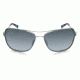 Oakley Conquest Sunglasses Polished Chrome/Blue Moss Frame, Grey Gradient Polarized Lens-OO4101-06