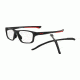Oakley CROSSLINK FIT A OX8142 Progressive Prescription Eyeglasses, 56mm, Satin Black, OX8142-814204-56-PRO