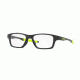 Oakley CROSSLINK HIGH POWER OX8117 Progressive Prescription Eyeglasses 811702-50 - Polished Black Frame, Clear Lenses