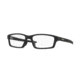 Oakley CROSSLINK PITCH ASIA FIT OX8041 Bifocal Prescription Eyeglasses 804120-56 - Satin Black Frame, Clear Lenses