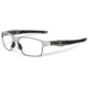 Oakley Crosslink Switch Eyeglasses, Brushed Aluminum Frame, 55mm OX3128-0355