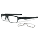 Oakley Crosslink Switch Eyeglasses, Satin Black/Satin Black Frame, 53mm OX3128-0153