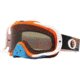 Oakley Crowbar MX Heritage Racer Goggle, Orange Blue/ Dark Grey, OO7025-73