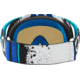 Oakley Crowbar MX Heritage Racer Goggle, Racer Blue/White/Clear, OO7025-38