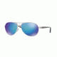 Oakley Feedback Womens Sunglasses 407933-59 - Polished Chrome Frame, Prizm Sapphire Polarized Lenses