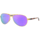 Oakley Feedback OO4079 Sunglasses - Women's, Satin Gold, 59, OO4079-407939-59