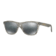 Oakley Frogskins OO9013 Single Vision Prescription Sunglasses, 55mm, Matte Clear Woodgrain, OO9013-9013B6-55-SV