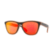 Oakley Frogskins OO9013 Single Vision Prescription Sunglasses, 55mm, Racewarn Orange, OO9013-9013G1-55-SV