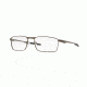 Oakley FULLER OX3227 Eyeglass Frames 322702-53 - Pewter Frame, Clear Lenses