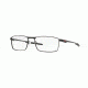 Oakley FULLER OX3227 Eyeglass Frames 322703-53 - Polished Black Frame, Clear Lenses