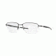 Oakley GAUGE 3.2 BLADE OX5128 Bifocal Prescription Eyeglasses 512801-52 - Matte Black Frame, Clear Lenses
