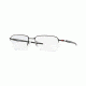 Oakley GAUGE 3.2 BLADE OX5128 Bifocal Prescription Eyeglasses 512804-52 - Polished Black Frame, Clear Lenses