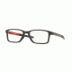 Oakley GAUGE 7.1 OX8112 Progressive Prescription Eyeglasses 811203-52 - Satin Flint Frame, Clear Lenses