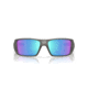 Oakley Heliostat Sunglasses, Matte Grey Smoke, PRIZM Sapphire Polarized, PRIZM Sapphire Polarized, OO9231-2461