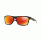 Oakley HOLSTON OO9334 Sunglasses 933412-58 - Polished Black Frame, Prizm Ruby Polarized Lenses