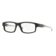 Oakley JUNKYARD II OX1097 Progressive Prescription Eyeglasses 109701-51 - Black Gray Frame, Clear Lenses