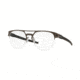 Oakley LATCH TI OX5134 Eyeglass Frames 513404-52 - Matte Cement Frame, Clear Lenses