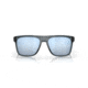 Oakley Leffingwell Sunglasses, Crystal Black Frame, Prizm Deep Water Lens, Polarized, 57, OO9100-910005-57
