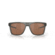 Oakley Leffingwell Sunglasses, Matte Grey Smoke Frame, Prizm Tungsten Lens, 57, OO9100-910002-57