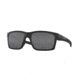 Oakley Mainlink OO9264 Single Vision Prescription Sunglasses, 61mm, Matte Black, OO9264-926445-61-SV