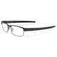 Oakley Metal Plate 53mm MatteBlack Frame w/ Sat Chr Progressive Vision Prescription Eyeglasses OX5038-0153