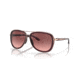 Oakley OO4129 Split Time Sunglasses - Women's, Crystal Raspberry Frame, G40 Black Gradient Lenses, 412902-58