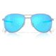 Oakley OO4147 Contrail Sunglasses - Mens, Satin Chrome Frame, Prizm Sapphire Lens, 57, OO4147-414703-57