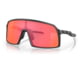 Oakley OO9406 Sutro Sunglasses, Matte Black Frame, Prizm Trail Torch Lens, 37, OO9406-940611-37